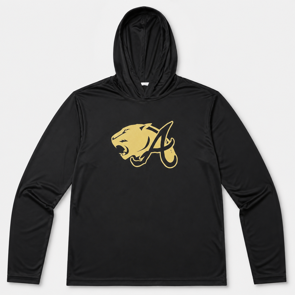Panther- Adult Dry Fit LIGHT weight Hooded Long sleeve