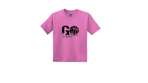 *Go Panthers -PINK  Youth- short sleeve, cotton/poly