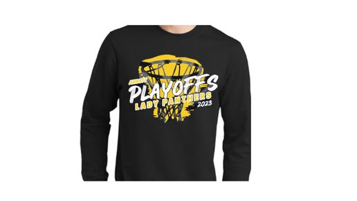 *2023 Lady Panther Playoff Basketball -Black Dry Fit- Long Sleeve