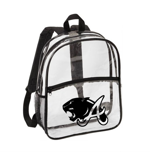 *Clear Abbott Panthers Backpack