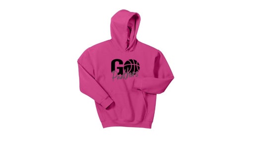 *Go Panthers - Youth- PINK Hoodie, cotton/poly